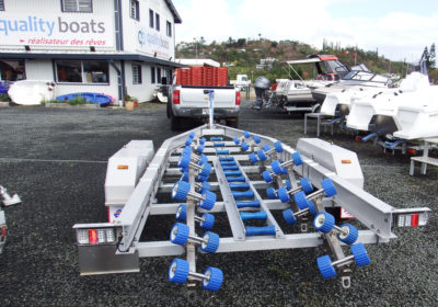 Remorque Aluminium 8m30 double essieux (RQ830XD)